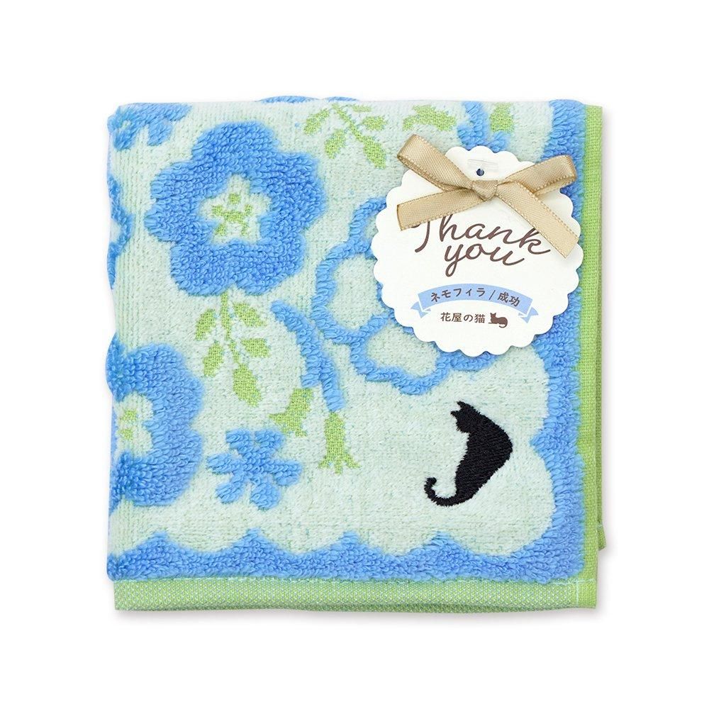 ネモフィラ｜ハンカチ｜ギフトジャガードハンカチ｜JIKAN STYLE