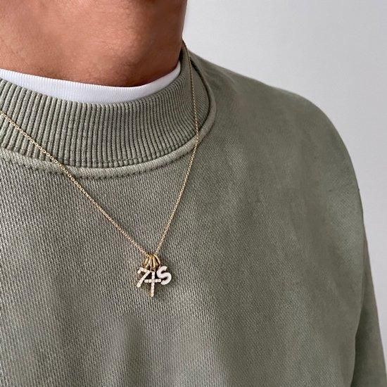 SAFARI掲載】 K18YG/ダイヤモンド/ペンダントトップ「7」/ID