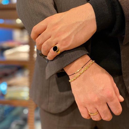 K18YG/オニキスリング | シグネットリング - GENTLEMAN （ジェントル