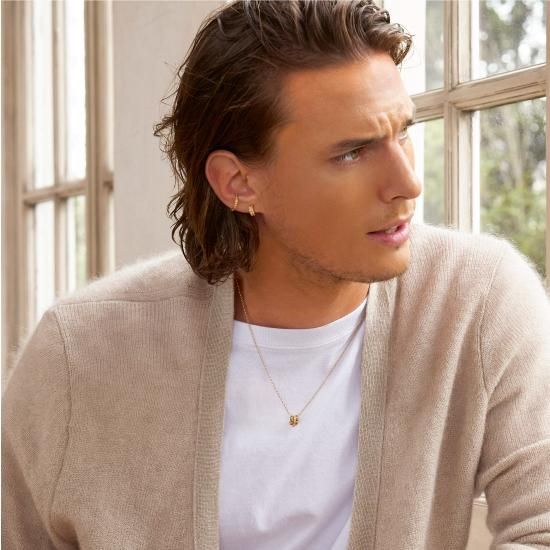 LEON掲載】【SAFARI掲載】】K18YG/イヤーカフ/RAW DIAMOND - GENTLEMAN