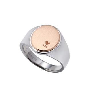 LEONHANKYU MENSGENTLEMANK18PG/SV925//SIGNET RING