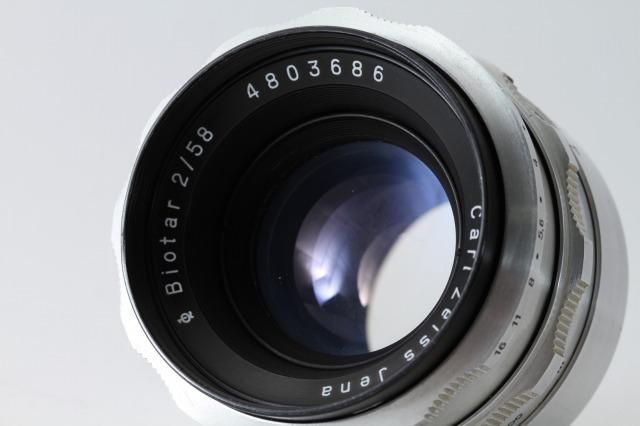 B】 Carl Zeiss Jena Biotar 58mm F2 M42 #ML0025 | カール B】 Carl Zeiss Jena Biotar 58mm F2 M42 #ML0025 | カール