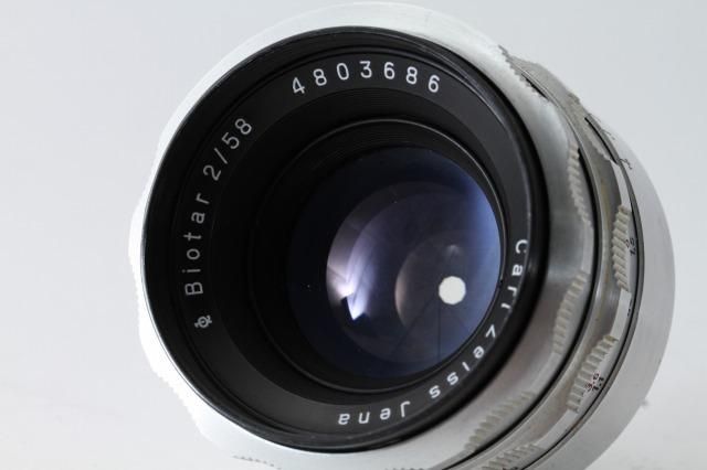 B】 Carl Zeiss Jena Biotar 58mm F2 M42 #ML0025 | カール B】 Carl Zeiss Jena Biotar 58mm F2 M42 #ML0025 | カール