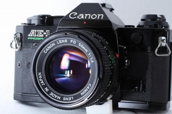 美品】Canon AE-1 program + New FD 50mm F1.4 キヤノン-