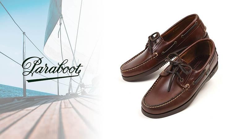 Paraboot パラブーツ バース UK5 評し バーガンディー デッキ Paraboot パラブーツ バース UK5 評し バーガンディー デッキ