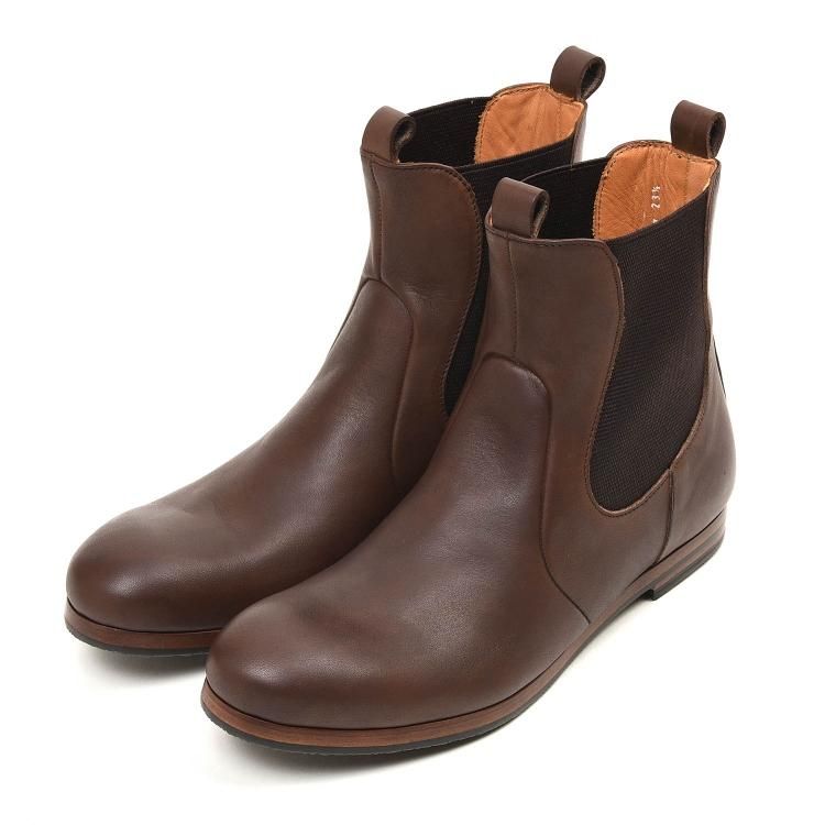 MUKAVA (ムカヴァ) MU948 サイドゴアブーツ【ダークブラウン