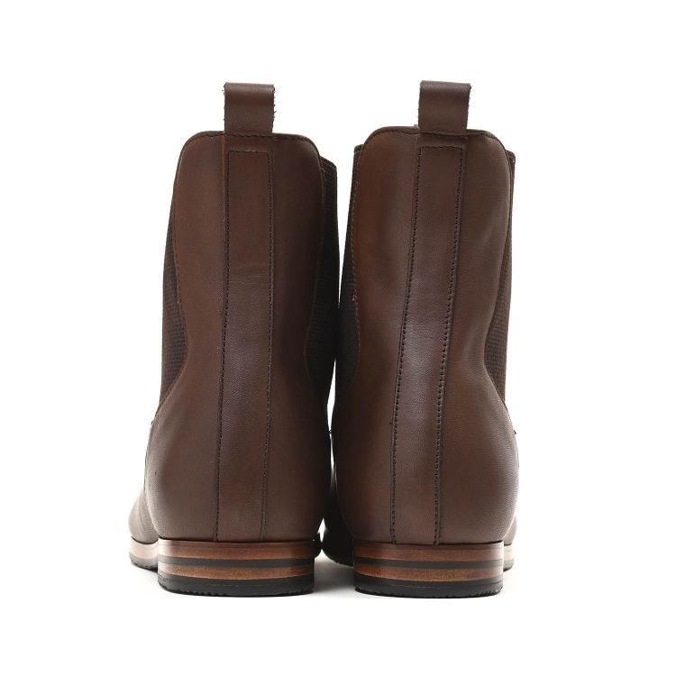 MUKAVA (ムカヴァ) MU948 サイドゴアブーツ【ダークブラウン