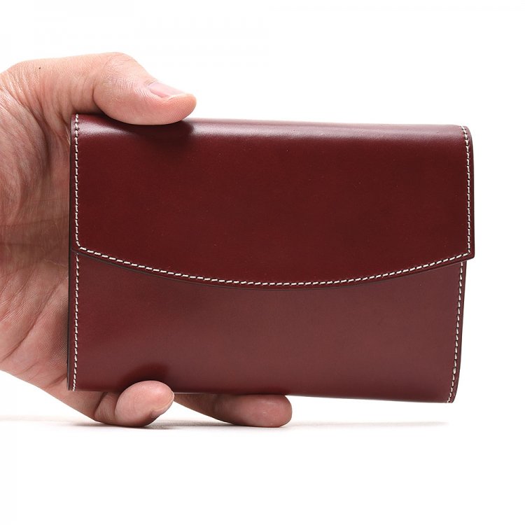 K.T.ルイストン KTW187R ラフコードバン 三つ折財布 【U.RED】 | 販売 
