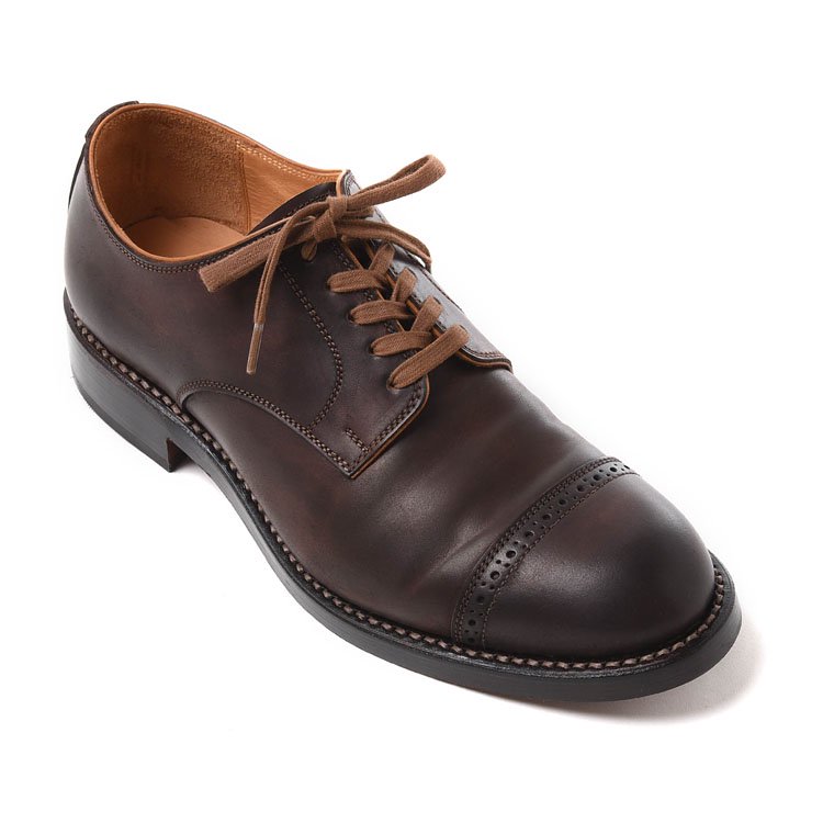 MOTO 2901 PUNCHED CAP TOE コードバン (ブラウン) | 販売店 | (有