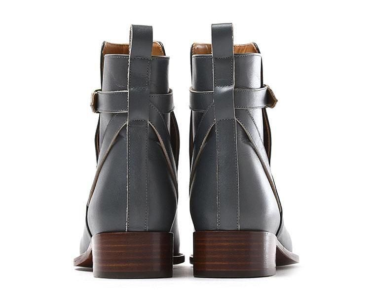 希少美品】chausser/ショセ ジョッパーブーツ カーフシボ革 41