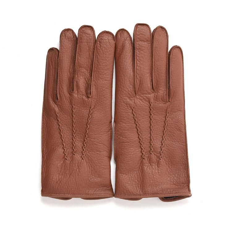 上質な鹿革グローブ】デンツ 15-1011 ディアスキン×カシミア HAVANA