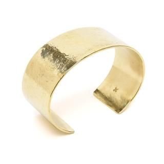 塼ɥ٥ 1" Broad Cuff Brass-Polished