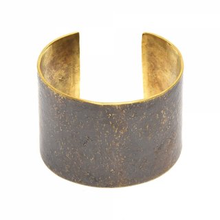 塼ɥ٥ 2" Broad Cuff Brass-Patina