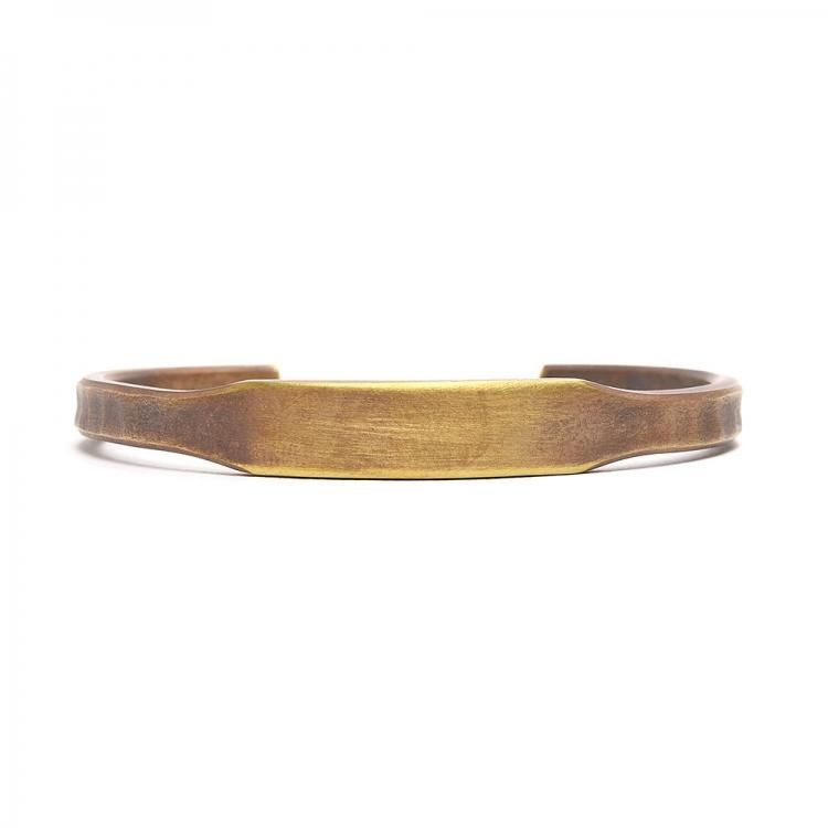 studebaker ブラス素材バングル STUDEBAKER METALS ID Cuff Brass | 販売店 | シューズサロン