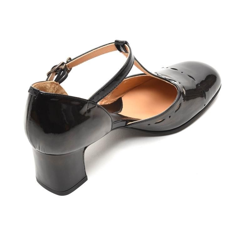 メタリックバックル ストラップローファー 【再入荷】（BlackBox