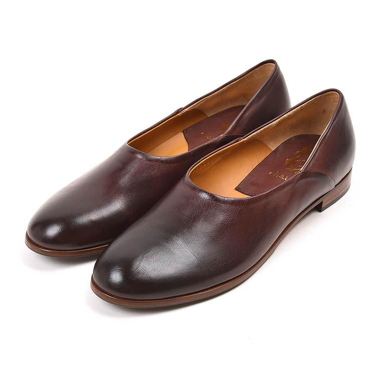 レディーススリッポン】 ショセ C-2299H 山羊革 (バーガンディー)