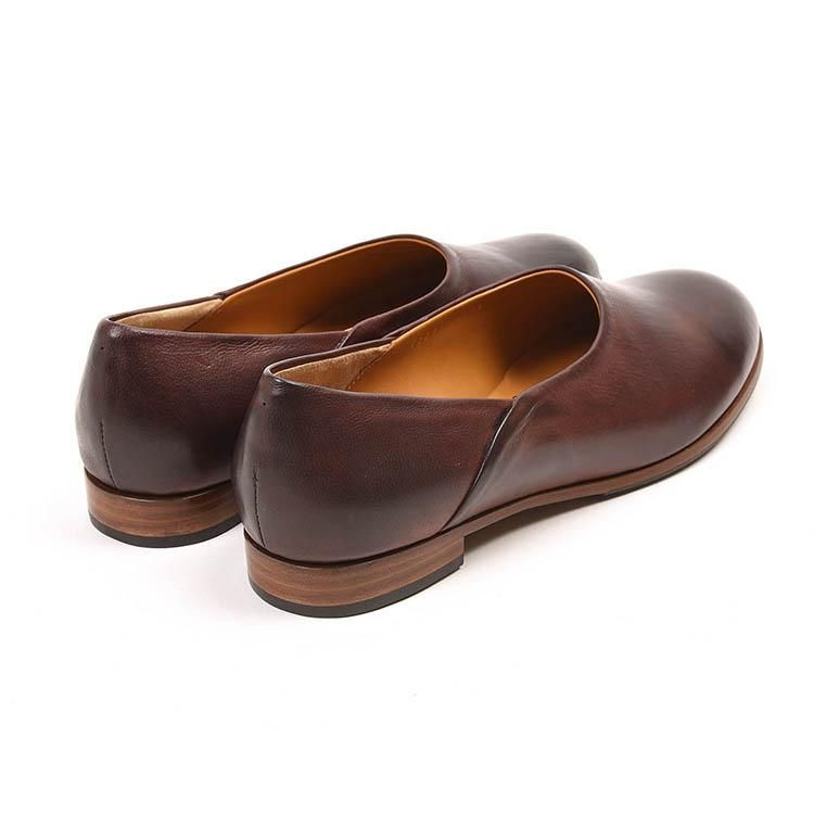 レディーススリッポン】 ショセ C-2299H 山羊革 (バーガンディー)