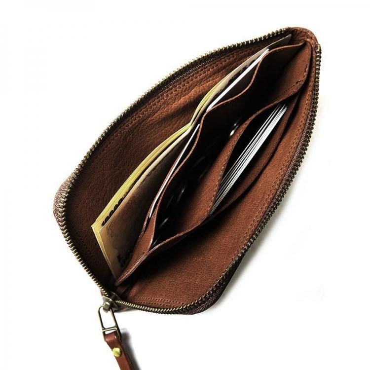 MOTORATORY EAA003 L字ファスナーウォレット ブラウン | 販売店 | (有