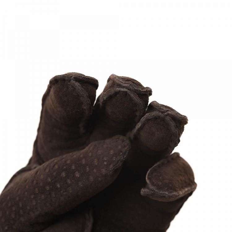 [新品・未使用] 高級逸品！ドイツ製 カーピンチョ革 婦人手袋 ブラック ケブラー繊維&人工皮革製手袋 K-512 トンボレックス(TONBOREX) 合皮