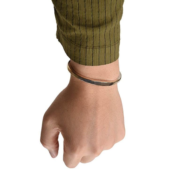 スチュードベイカー Heavyweight workshop cuff Polished sterling