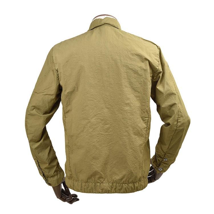 TRANSIT トランジット O240-04 ナイロンシャツ オリーブ メンズ | 販売店 | (有)シューズサロンなとりや