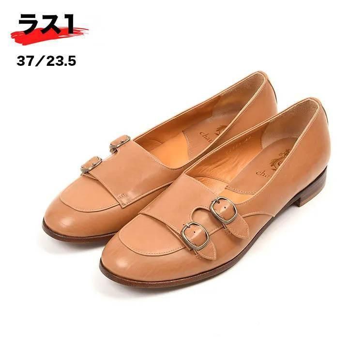 ダブルモンクスリッポン】ショセ C-2335 キャメル (レディース)シューズ