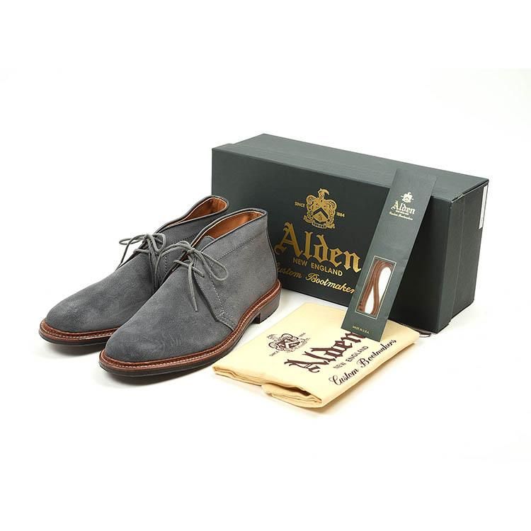 オールデン 1592L CHUKKA BOOT レジャー3 スエード BLUE GRAY オールデン 1592L CHUKKA BOOT レジャー3 スエード BLUE GRAY