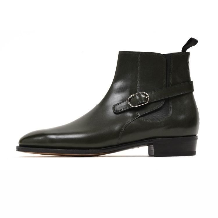 機能美】 ジョンロブ MASONS Jodpur Boots ダークグリーン