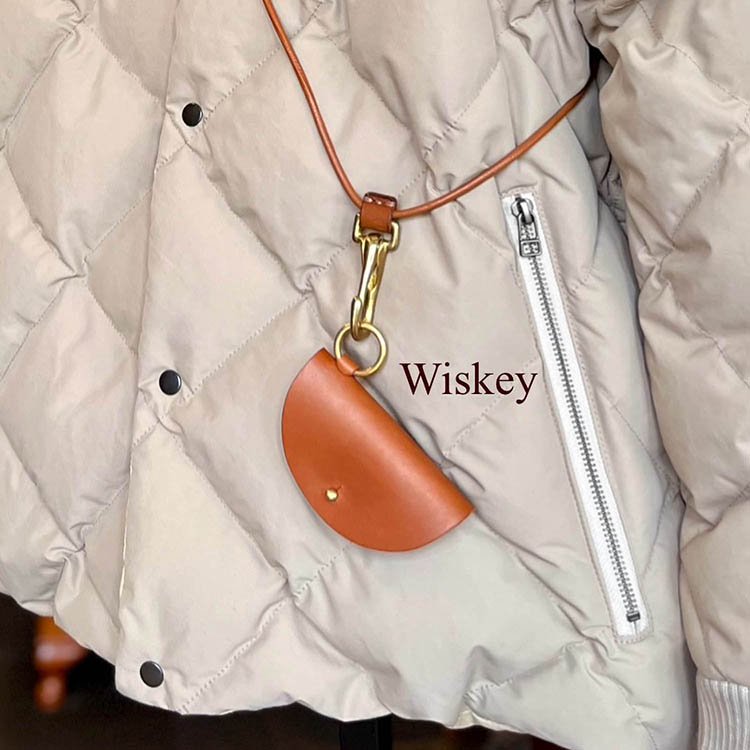 abokika Key wrap wiskey & strap light tan
