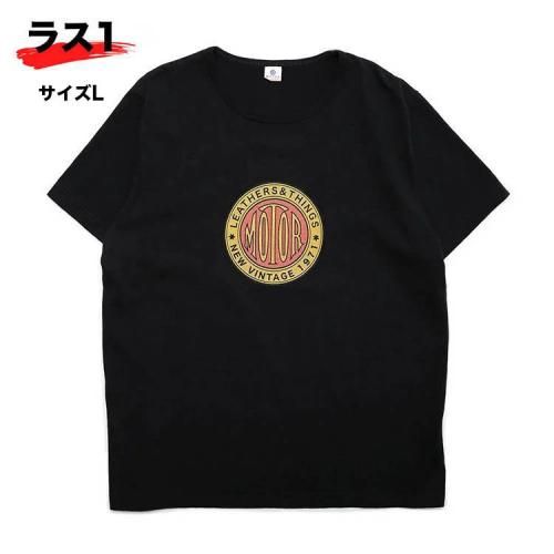 MOTOR NEW VINTAGE LOGO T-SHIRTS ץȥT (֥å) ()  (ǥ)  