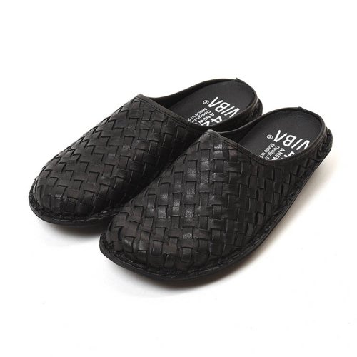 VIBAe ROMA Woven Leather Preto (Black) () ߥ塼롦塼