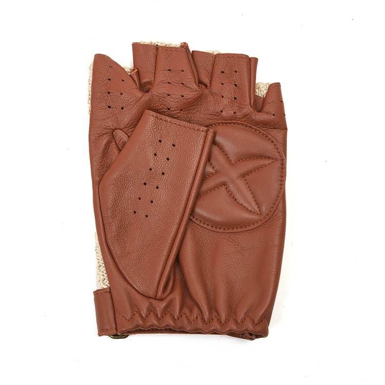 希少【新品未使用】箱 タグ付　デンツ手袋　茶Highway Tan　サイズ8 デンツ 5-0999 ヘアシープ フィンガーカットグローブHighway-Tan