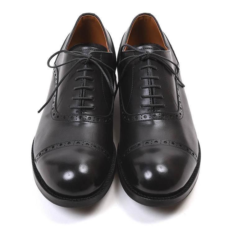 モダンなクォーターブローグ】- ショセ C-7006NT 6EYE ブラック