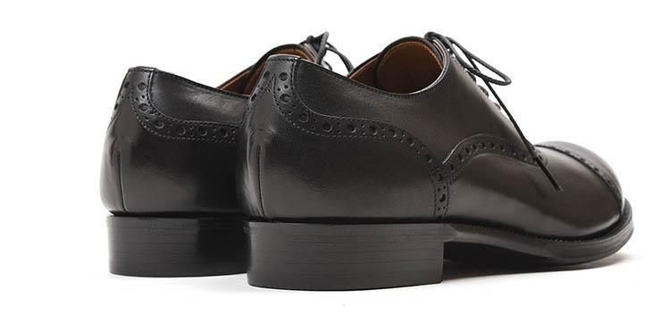 モダンなクォーターブローグ】- ショセ C-7006NT 6EYE ブラック