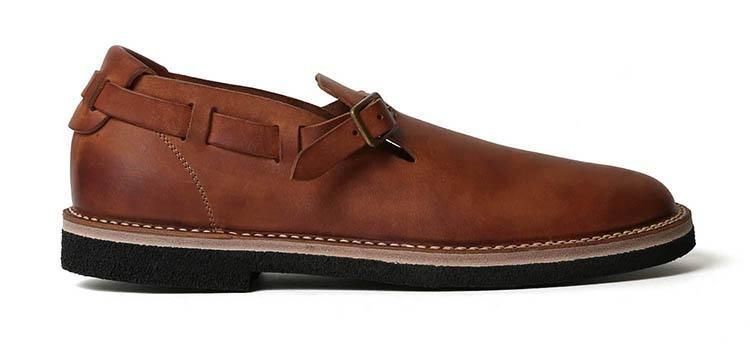 MOTO 7073 ITALIAN COW ベルトスリッポン (BROWN)