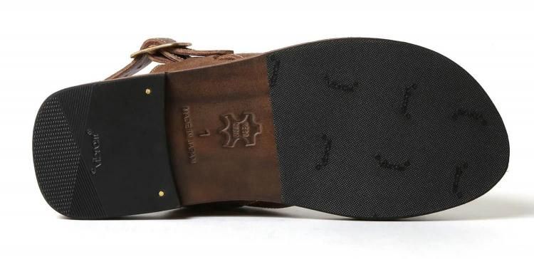 MOTO 16400 ホースバットダブルベルトサンダル (NUBUCK BROWN)