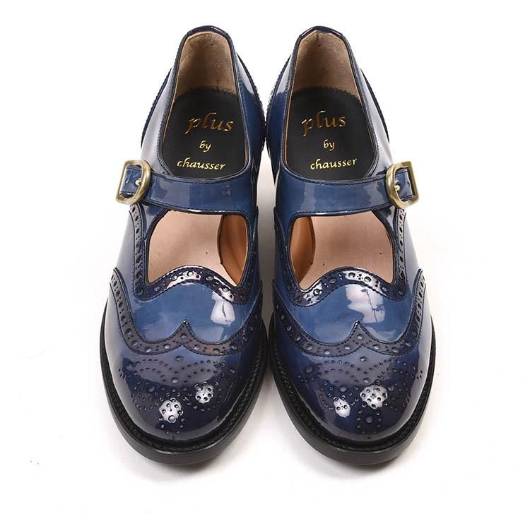 ショセ PC-5081 WING TIP HEEL SHOES NYE
