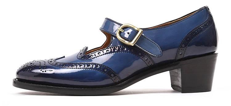 ショセ PC-5081 WING TIP HEEL SHOES NYE