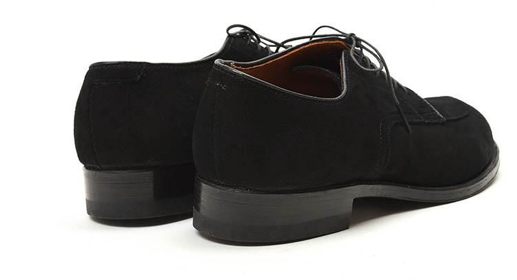 珠玉のスウェード別注】 オールデン 54357 Vチップ スウェード ブラック