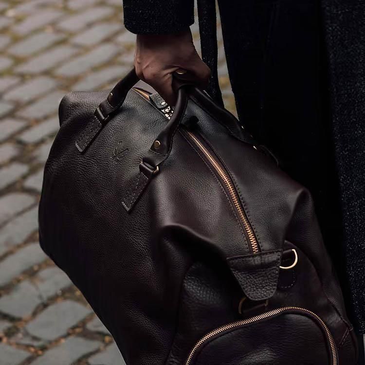 BENNETT WINCH レザーウィークエンダー ブラウン 高級ボストンバッグ