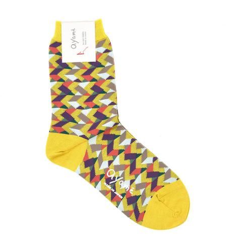 ayame Thunder socks AYM005/2401/N (yellow)  (ǥ)  å() <img class='new_mark_img2' src='https://img.shop-pro.jp/img/new/icons14.gif' style='border:none;display:inline;margin:0px;padding:0px;width:auto;' />