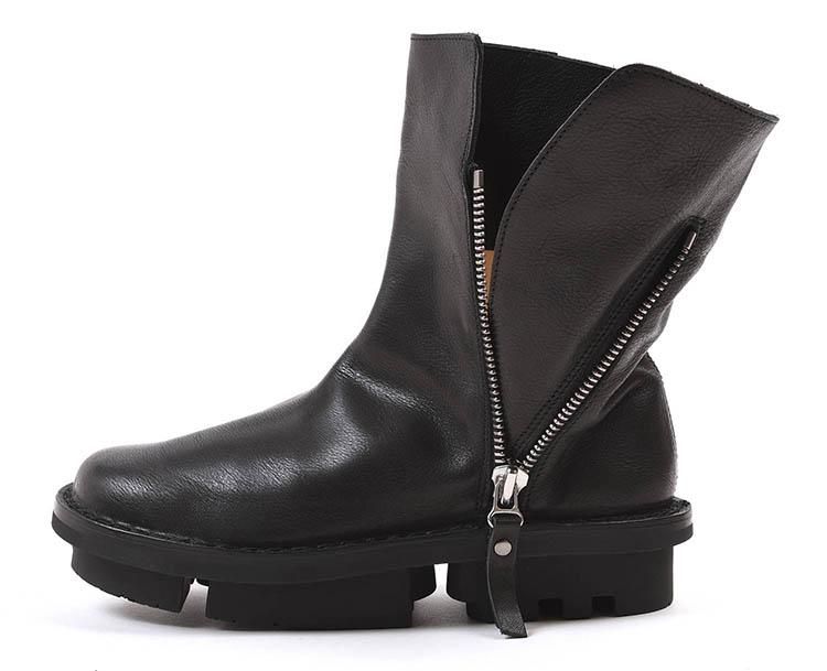 トリッペンDEER WAWブラック｜ロールダウン可能な万能ブーツ