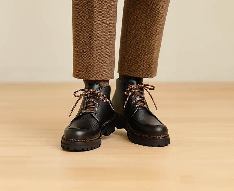 マルモラーダ FG647-002｜マロキッド黒の名品パイピングブーツ