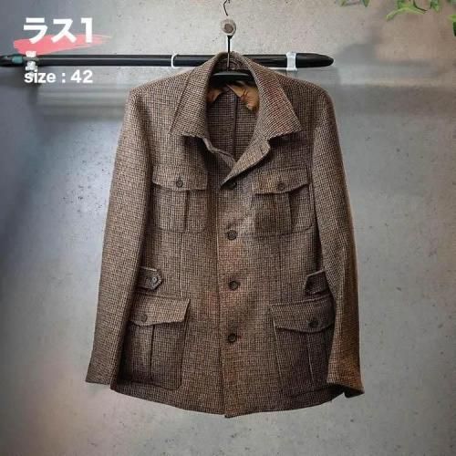 CORDINGS JKP661-HTHarris Tweed Safari JacketBROWN ()  եꥸ㥱å ϥꥹĥ ǥ󥰥<img class='new_mark_img2' src='https://img.shop-pro.jp/img/new/icons14.gif' style='border:none;display:inline;margin:0px;padding:0px;width:auto;' />