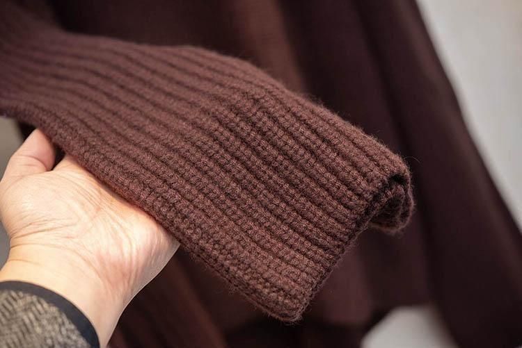 Johnstons of Elgin カシミア100% タートルネックニット バーガンディ