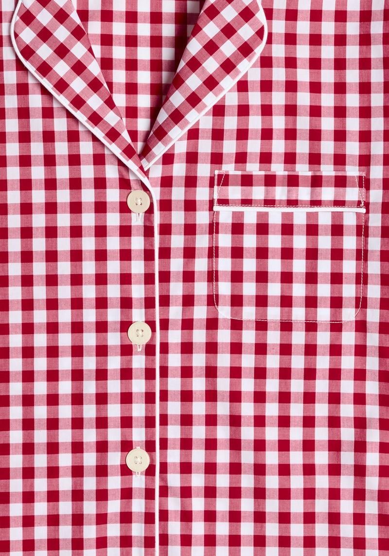 2024SS【SLEEPY JONES】 | Marina Pajama Set Large Red Gingham 2024SS【SLEEPY JONES】 | Marina Pajama Set Large Red Gingham