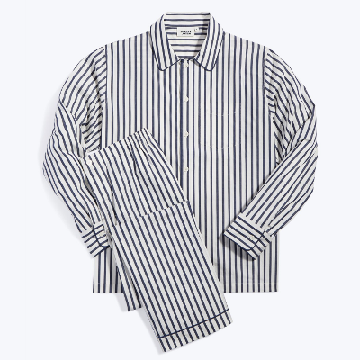 SLEEPY JONES】メンズ/Henry Pajama Set/Breton Stripe Navy SLEEPY JONES】メンズ/Henry Pajama Set/Breton Stripe Navy