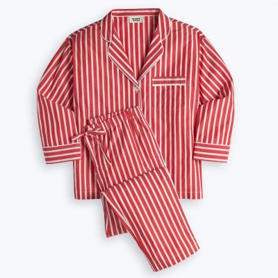 SLEEPY JONES<br>ǥ/Marina Pajama Set/ Breton Stripe Red & White