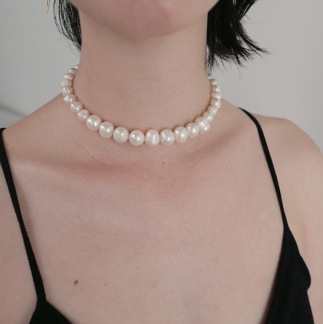 サークル淡水パールネックレス - gren official website