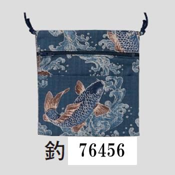 よさこい鳴子 カラーなるこ 鳴子入れ ポシェット 龍 和柄 - 舞踊衣装